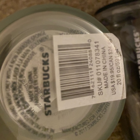 20 oz Starbucks Glass Double Wall Tumblers - Picture 3 of 3